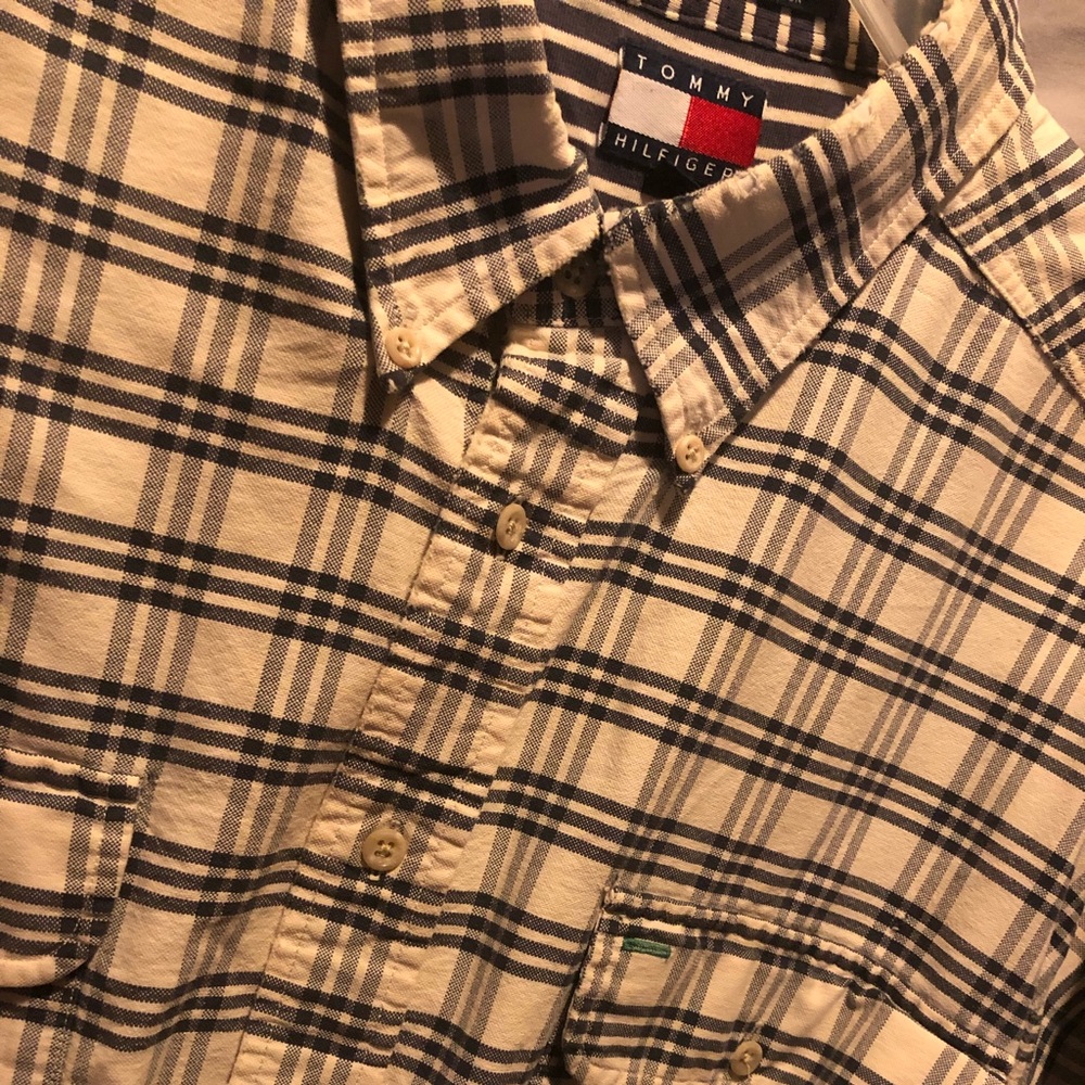 😮🤭TOMMY HILFIGER👀😍 men’s button down classic T-shirt